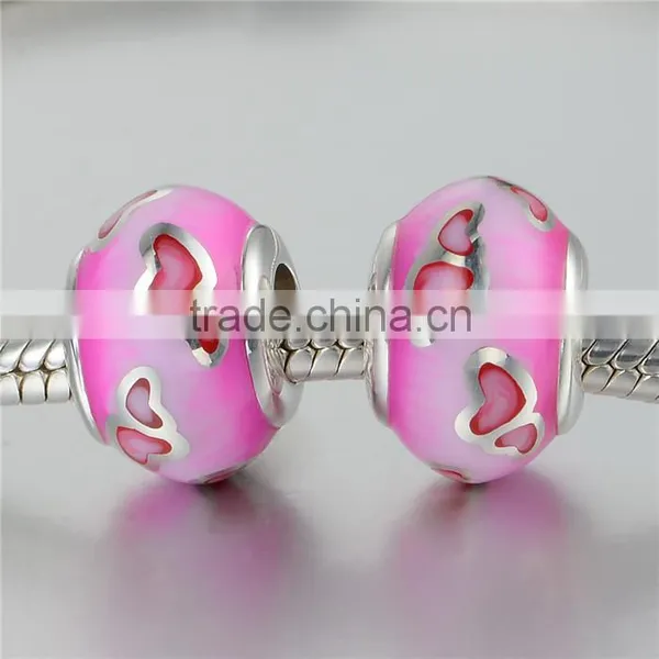 Lovely Fashion Design Pink Color Charm Bead Bracelet photo-6