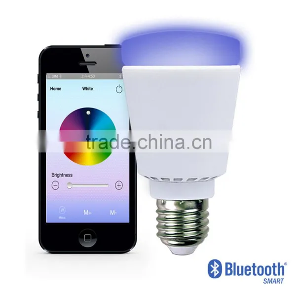 Smart 9W LED Light Bulb, Bluetooth Control