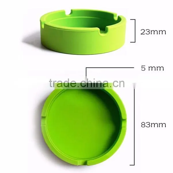 Wholesale Different Kids Car Portable Silicone Cheap Cigarette Ashtray With Custom Logo photo-3