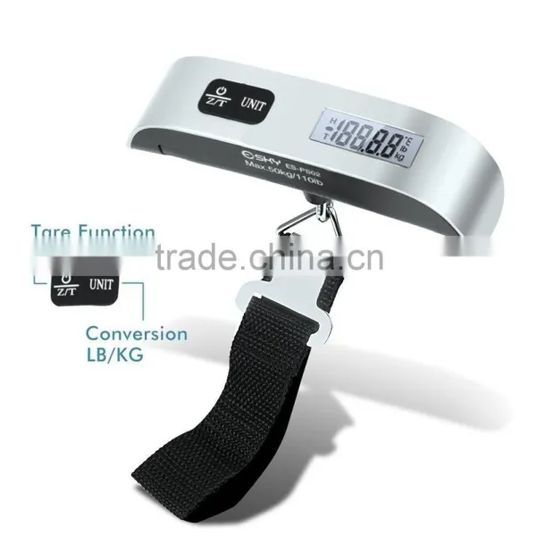 Portable Handheld Travel Scale for Luggage / Suitcase / Baggage, 50KG/110LB photo-3