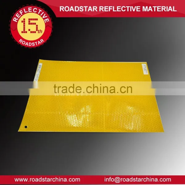 Temporary Warning Sign PVC Reflective Sheeting photo-3