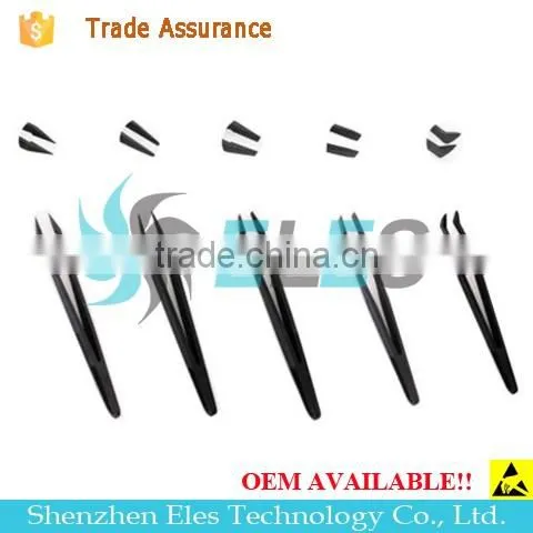 Wholesale Black Antistatic Esd Plastic Tweezers photo-2
