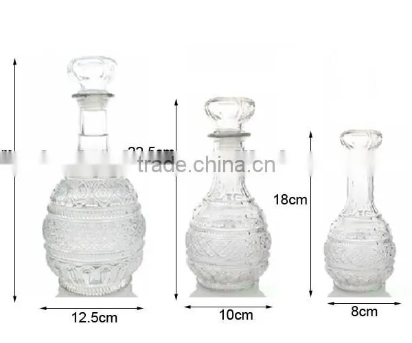 1000ml Glass Whisky Decanter With Glass Cork photo-2