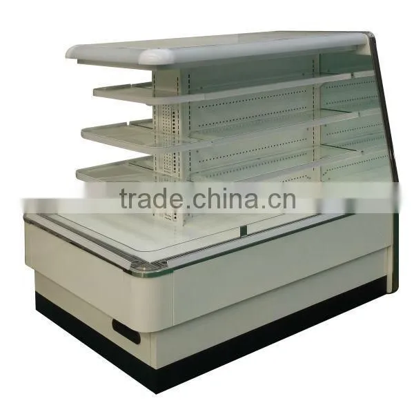 2014 New Self-contained Supermarket Mini Island Display Case