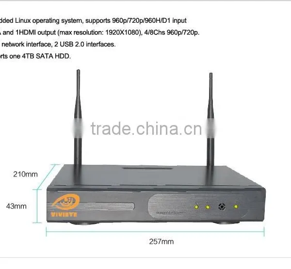 Top 10 4CH 720P/960P Wifi ip Camera With Nvr Kit, Wireless Security Camera System photo-3