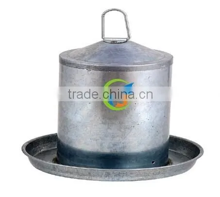Galvanized Metal Automatic Poultry Drinkers and Feeders