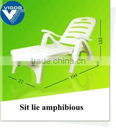 Chinese Hot Sale Beach Chair/plastic Folding Chair/plastic Beach Lounge Chairs