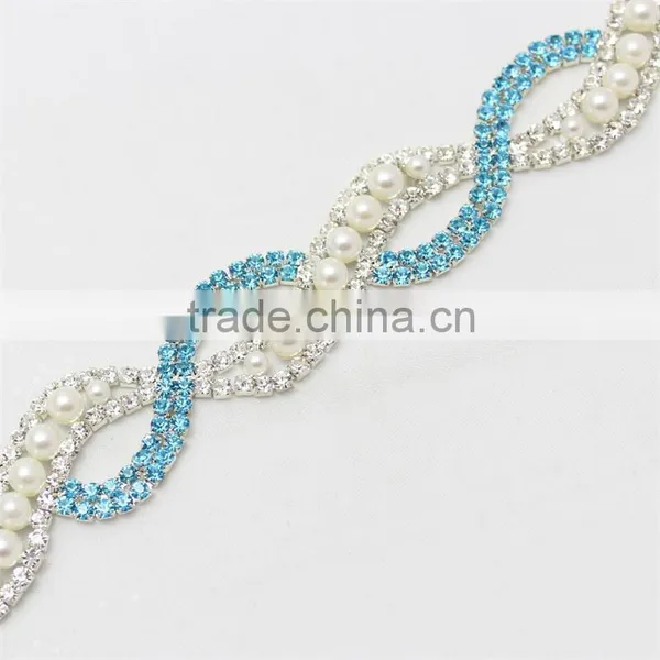 New Design Popular Shining Rhinestone Chain Trimming for Garment Decoration photo-3