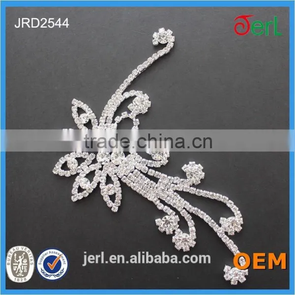 Wholesale Bright Crystal&copper Rhinestone Applique From China photo-6