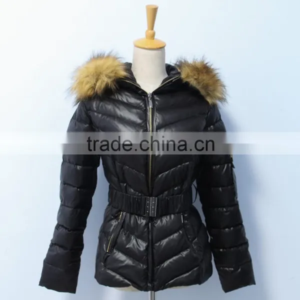 FD8 down coat fox fur short down coat