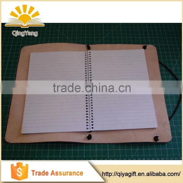 Embossed Soft Cover Leather Notebook With Elastic Band photo-4