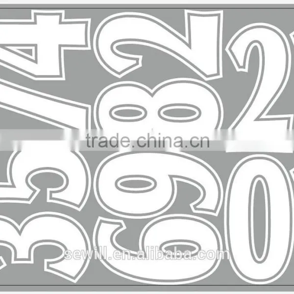 Popular Soccer Heat Transfer Numbers in Any Size