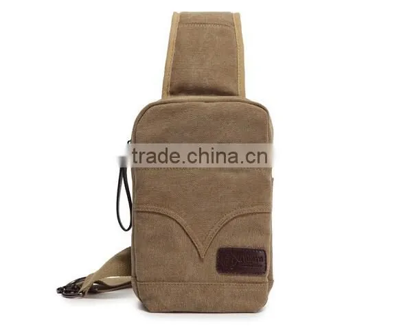 Men Travel Canvas Shoulder Bag for Ipad photo-3
