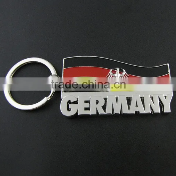 New Design Mini Custom Printing Germany Flag Giveaway Printable Keychain photo-2