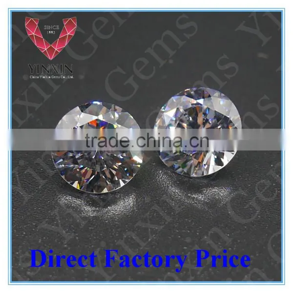 Loose Gemstone Brilliant Cut Zircon CZ Cubic Zirconia Made In China photo-6