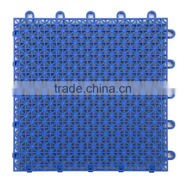 Suspended PP Interlocking Outdoor Tennis Court Rubber Mat photo-2