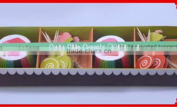 Birthday Party Favors Paper Decoration Cupcake Kits Customized photo-4