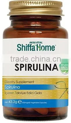 Spirulina in Softgel Vegetable Capsules Nutritional Food Supplement for Weight Loss ...