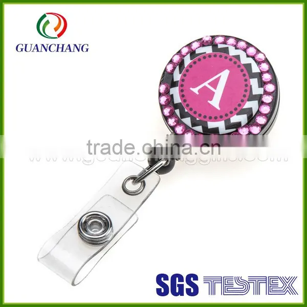 Wholesale Custom Designer Logo Retractable Plastic Yoyo id Badge Reels photo-3