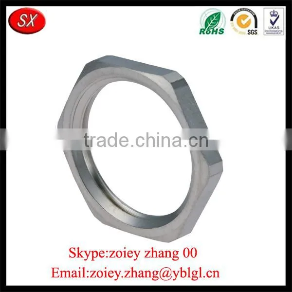 High Quality High Precision Customized Aluninum Flat Npt Nut For Sale photo-2