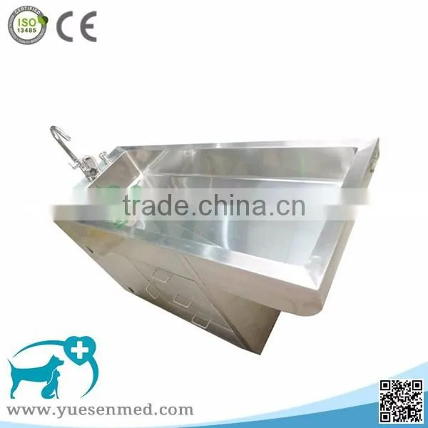 304 Stainless Steel Dog Cat Pet Bath Tub Cleaning Veterinary Grooming Table