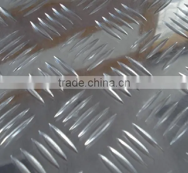 5754 H14 Anti-slip Embossed Diamond Aluminum Plate photo-5