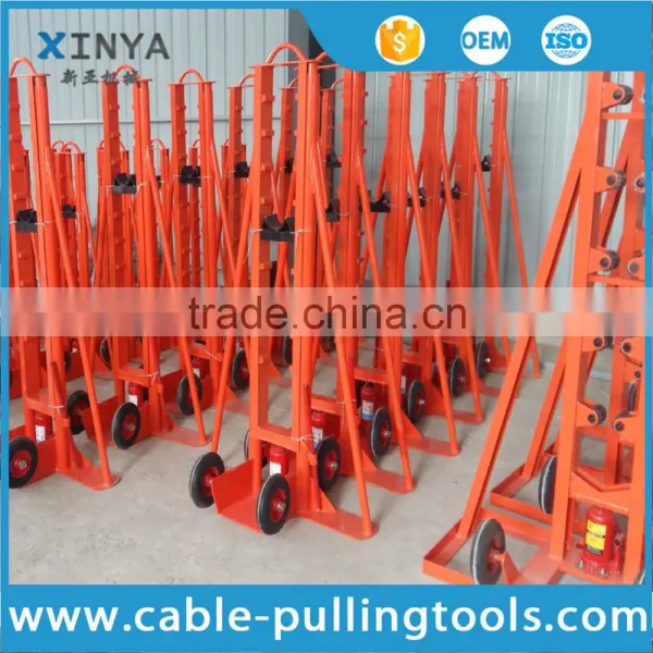 10T Hydraulic Cable Reel Carrier Cable Reel Lifting Stand photo-4