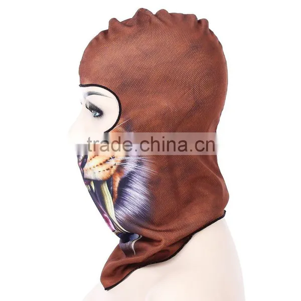 Outdoor Sports Cycling 3D Animal Pattern Full Face Mask Protective Hat For Cycling Mountain Climbing photo-3