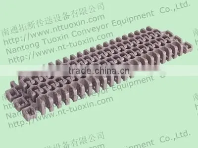 S2400 Radius Flush Grid High Deck Modular Conveyor Belt, Plastic Belt Manufacturer photo-2