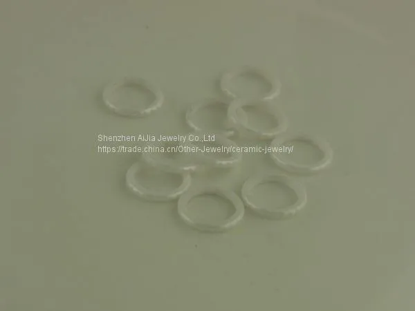 Zirconia Ceramic Ring Comfort Fit Womens Wedding Ring Polished photo-3
