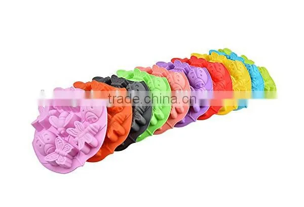 Animal Cake Soap Silicone Mold Baking Pan(Lady Bugs,Butterflies,Bees and Dragonflies) photo-2