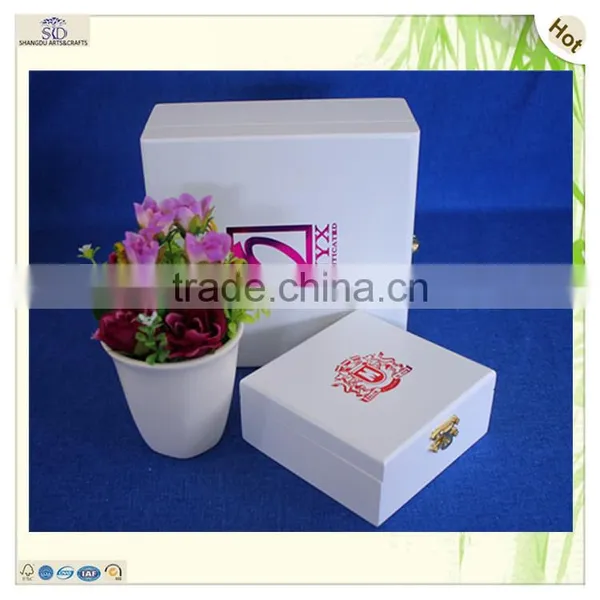 Logo Painted Waterproof Latches Wooden Chest Boxes photo-6