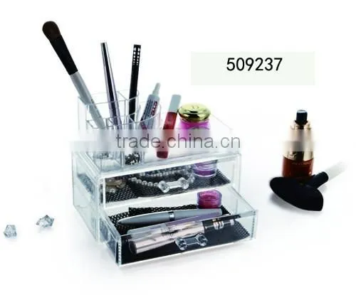 Popular Factory Manufactured Plastic Cosmetic Organizer Make up Storage Display Jewelry Cosmetic photo-2