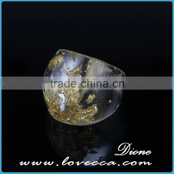 Cute Multicolor Pressed FlowerJewelry Resin Ring photo-3