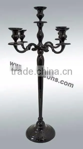 Black Candelabra Centerpieces photo-2