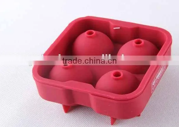 Spherical Shell Square Silicone Ice Cube Mold Ice Container photo-2