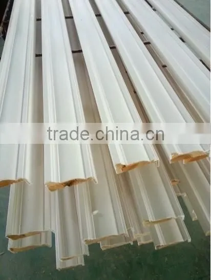 Gesso White Primed Skirting Board for Buidling Decoration MDF Board photo-2