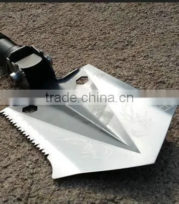 DJSV-XSA Multifunction Outdoor Survival Tool Kit Shovel Saw Knife Hoe Firestarter photo-6