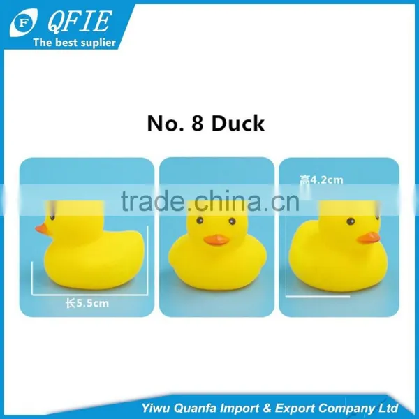 Promotional Colorful Cheap Soft Mini Lovely Animal Shape Rubber Bath Toys for Baby photo-2