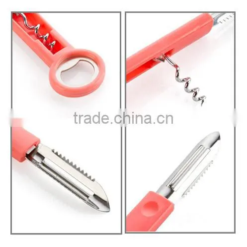 Promotional Kitchen Tool 4 in 1 Peeler &Bottle Opener photo-3