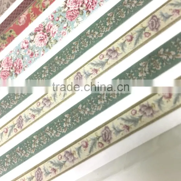 Retro Glitter Sticky Border, Retro Fashion Sticky Border, Rustic Style Glitter Border Sticker photo-4