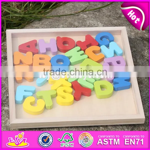 2017 New Design Toddlers Educational Wooden Abc Learning W14B072 photo-6
