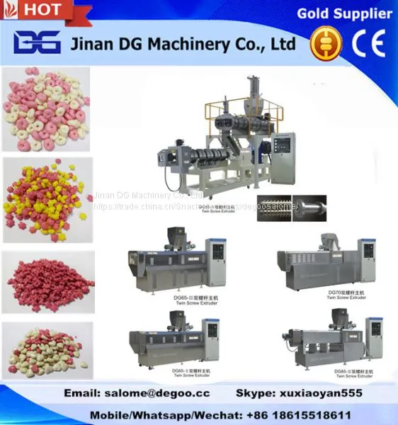 Automatic Directly Puff Snack Food Production Line Twin Screw Extruder photo-4