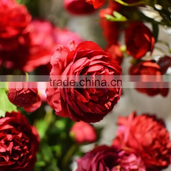 Cheap Single Stem Cloth Silk Ranunculus Flowers Low Moq Wholesale Hotel Decoration photo-5