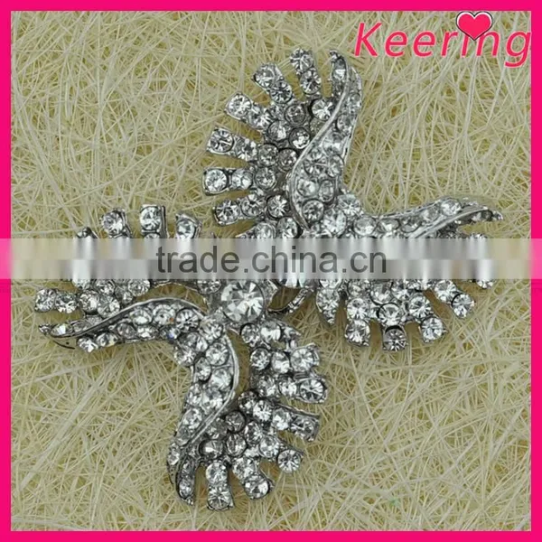 Fashionable Wholesale Rhinestone Metal Button for Decoration WBK-1504 photo-3