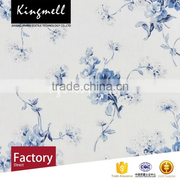 Factory Custom-made Chinese Style Floral Digital Printed Cotton Fabric photo-3