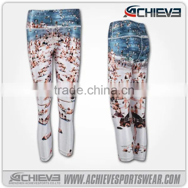 Leggings Tight Women With Photos,Sexy Gym Wear White Leggings Made in China photo-3