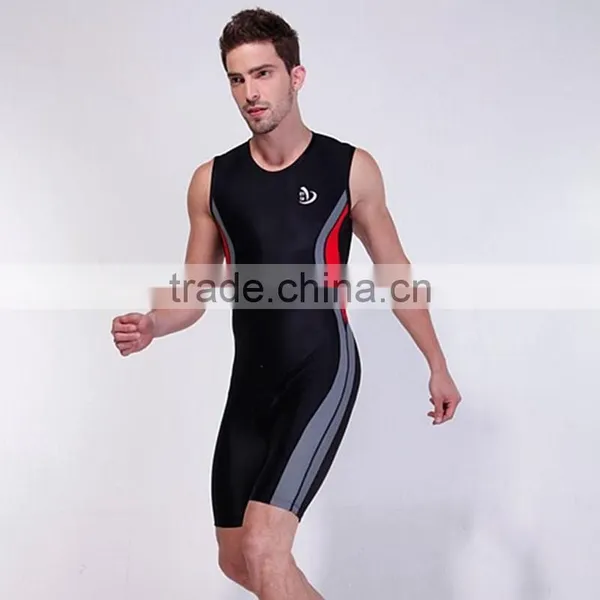 Swimming Running Cycling Jersey Suit Sleeveless Pro Wetsuit Surfing Triathlon Suit photo-2