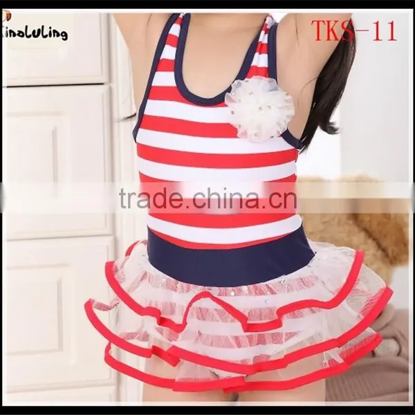 Cute Swimwear Beachwear Sportwear Stripe One Piece photo-2