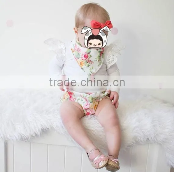 Newborn Girl Nappy Cover Floral Bloomer Cotton Print Fabric China Supplier photo-3